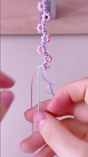 DIY Macrame Tutorial - Braided Bracelet With Flower Pattern #diy #crafting #bracelets【Diy Bracelets】