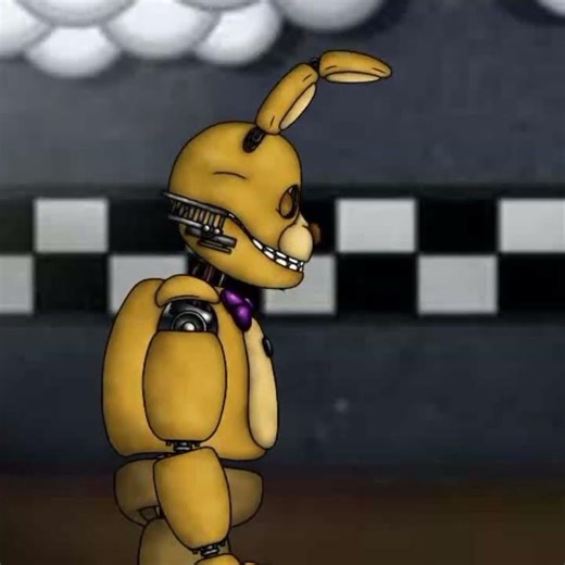 fredbear spring Bonnie jaw test #fnaf