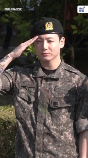WE 💜 YOU, JUNGKOOK, 7 DAYS A WEEK! 😍 6 out of 7 BTS members are now back from their mandatory military service! The oldest member, Jin, was the first to enlist in December 2022 and was officially discharged in June 2024. J-Hope enlisted in April 2023 and was discharged in October 2024. RM and V were officially discharged on Monday, June 10, and Jimin and Jungkook followed today, June 11. Suga will be the last member to complete his service and is expected to be discharged on June 21. | GMA New