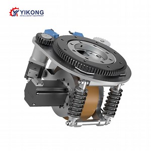 [Hot Item] Yikong Customized 220mm Diameter Horizontal Drive Wheel with Shock-Absorbing Structure for Forklift Stacker