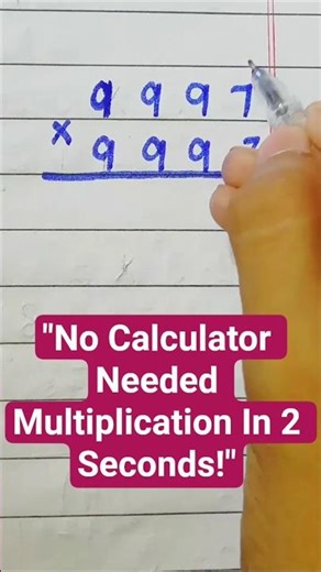 Multiplication best tricks for 4 digit #ytshorts #shorts