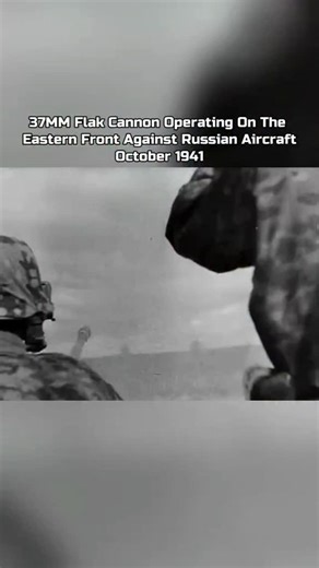 History Visual on Instagram: "During the Second World War, the German 3.7 cm Flak gun was primarily designed as an anti-aircraft weapon, but battlefield necessity often forced its crews to employ it against Soviet tanks, especially the T-34. While its armor-piercing rounds could rarely penetrate the frontal armor of the T-34, the gun still proved disruptive and at times decisive in close combat. The key lay not in outright penetration but in psychological and mechanical effects. When a T-34 was 