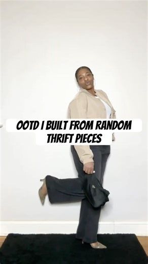 Fall #ootd I built from random thrift pieces