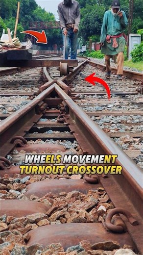 Amazing railway Engineering.. 🛞🛞 || #viral #railway #shorts #trending #wheels #trolley #engineering