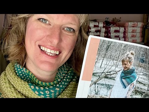 vlog: Heather chats about The Shift cowl by Drea Renee Knits