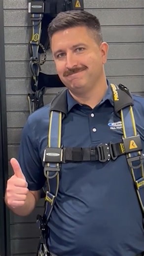 Werner on Instagram: "Before the work starts, make sure your harness does too. ✅ Chest strap mid-chest ✅ D-ring between the shoulder blades. ✅ Leg straps snug not tight. If it’s not worn right, it’s not doing its job. #Werner #harness #howto #srl #workingatheight #safetysboveall"