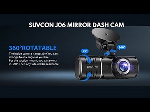 Installation & Setup : SUVCON J06 Car Dash Camera User Guide