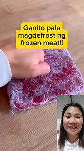 Ganito lang kabasic magdefrost ng frozen meat. #mommyleeannvlog #fypシ #credittotherightfulownerofthisvideo #Welcome2025 #tips #lifehacks #usefullifetips | Mommy Lee Ann Vlog