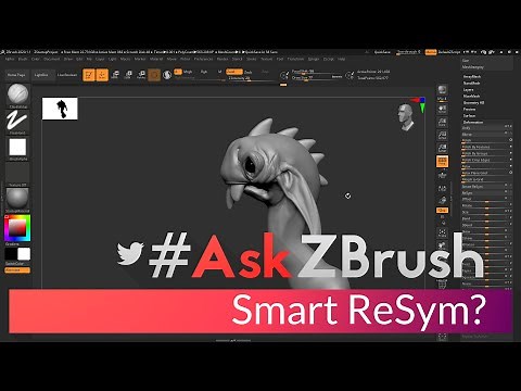 #AskZBrush - "What is Smart ReSym and how does it work?"