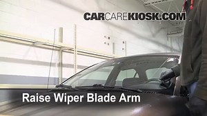 Front Windshield Wiper Blade Change: 2000 Dodge Caravan 3.0L V6