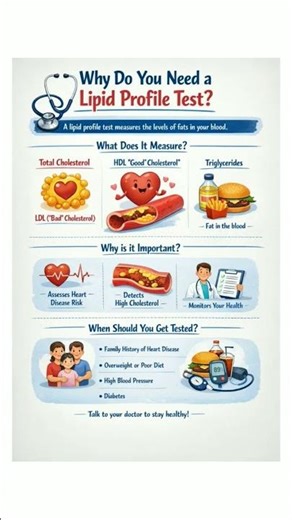 why do you need a lipids profile test #lipids #test