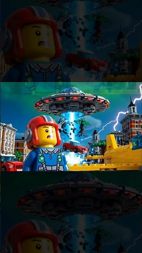 LEGO Alien Invasion 🚀 | EpicBattle Between Humans and Aliens! #lego #alien #legoanimation #animation