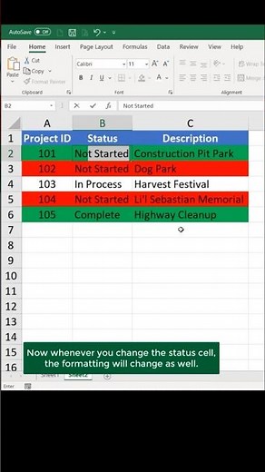 Highlight a row using conditional formatting in Excel