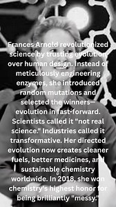 They called her lab "messy "and rejected her papers. Then she won the Nobel Prize by letting nature do the thinking. | Remember the Past