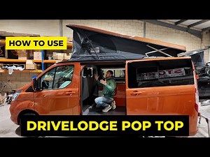 Drivelodge Pop Top Campervan Roof Demo - How To Use