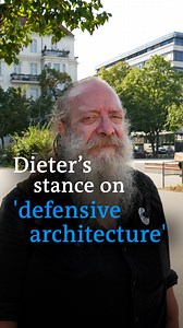 Dieter’s stance on ‘defensive architecture’ in Berlin. | DW Stories