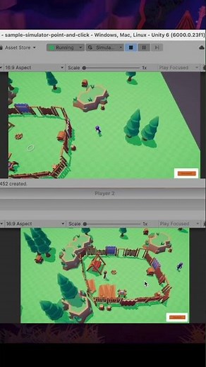 Multiplayer Play Mode feels like magic ✨ #gamedev #multiplayer #unity3d