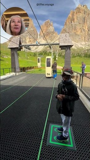 The Weirdest Ski Lift I've Ever Seen #travel #shorts #skiing