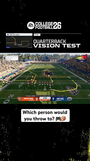 QB Vision Test: Curl Flat Corner #CFB26