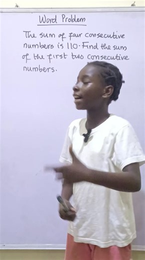 Word problem on linear equation #facebookreelsviral #mathematics | Heritage Ben