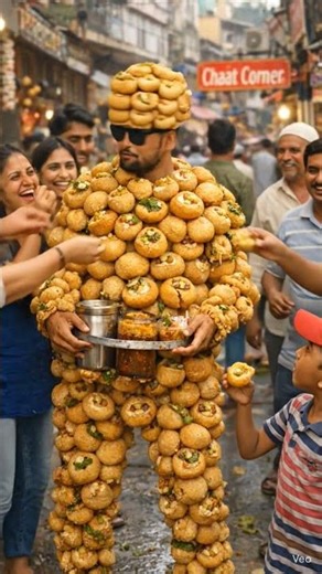 पानीपुरी का बन गया मे 🤣🤣#shorts #food #youtubeshorts #viralvideo #shortsfeed