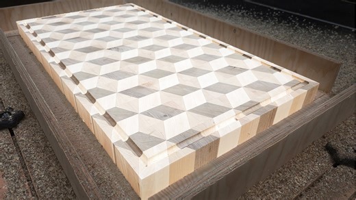 I crafted a big chopping board!