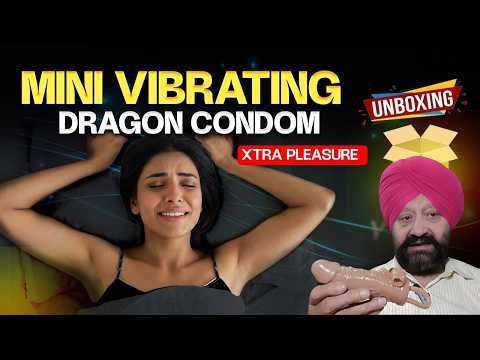 how to delay ejaculation naturally with Mini Vibrating Dragon Condom | Silicon condom review