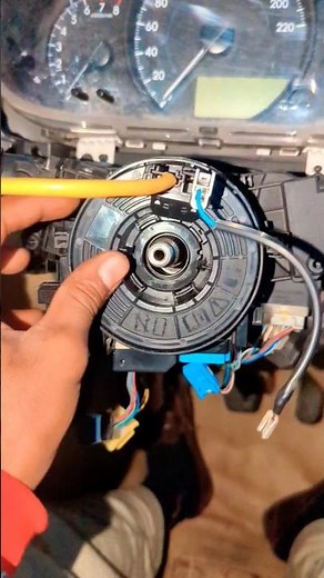 how to install clock spring (spiral cable) #youtubeshorts #ytshorts #shortvideo