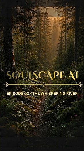 The Whispering River 🌊 | A Peaceful Journey | SoulScape AI – Episode 02