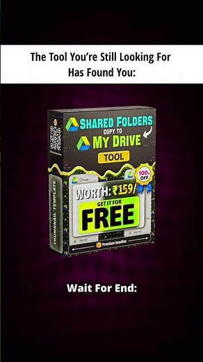 Google Drive Copy Shared Folders to My Drive Tool #gdrive #001