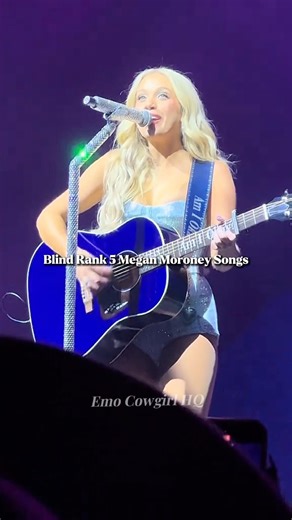 Blind Rank 5 Megan Moroney Songs || #meganmoroney #fyp #trendingshorts