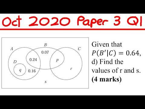3 Past Exam Qs on Year 2 Venn Diagrams! - Edexcel A Level Statistics, Year 2 Probability