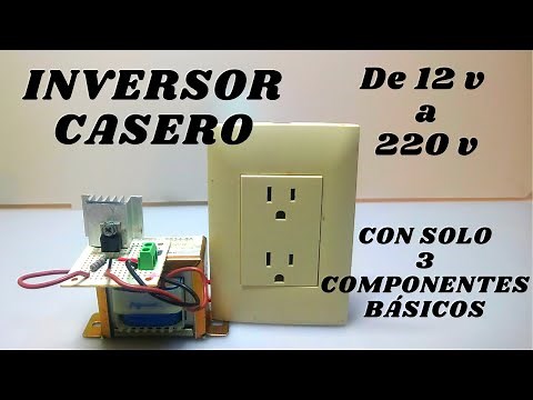 INVERSOR DE VOLTAJE CASERO ⚡ Con solo 3 componentes