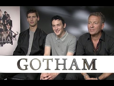 Cory Michael Smith, Robin Lord Taylor and Sean Pertwee Gotham Interview (HD)