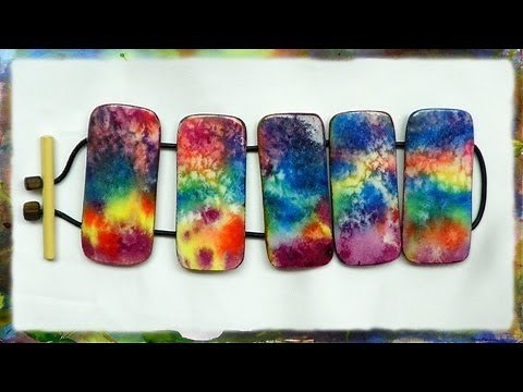 How To Make a Unique Watercolor Paper Bracelet, Part 1 by Ross Barbera