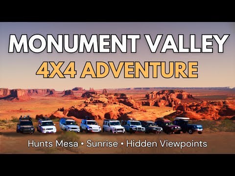Monument Valley 4×4 Adventure: Hunts Mesa Sunrise & Hidden Viewpoint!