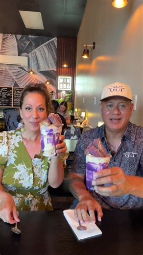 Delicious Ube Sundae & Lechon Fries at Minasa Hawai‘i