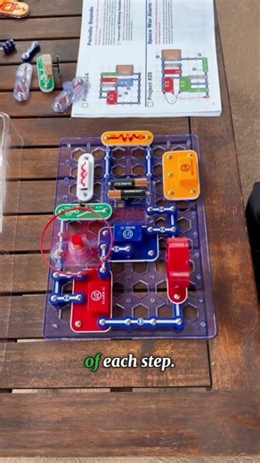 Give family time a STEM twist😉 SNAP CIRCUITS® brings the basics of engineering to life for all ages!