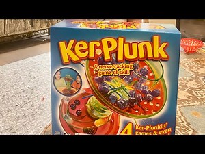 Ker-Plunk game set up and play with Phoebe.
