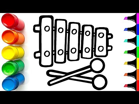 How to Draw a Xylophone | Easy Step by Step