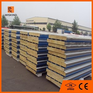 [Hot Item] High Density Thermal Insulation Polyurethane/PU/PIR/PUR/Glass Wool Sandwich Panel
