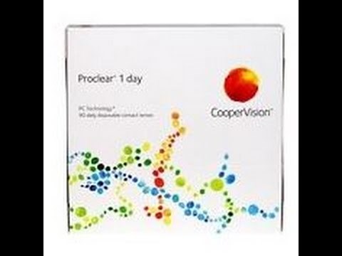 Proclear 1 day contact lenses
