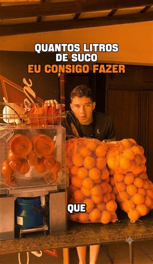 Quantos litros de suco vender para ganhar renda extra