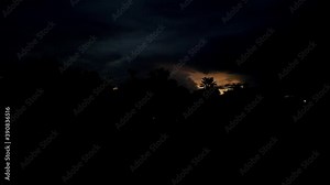 Last minutes of sun light time lapse in southern florida Stock Video