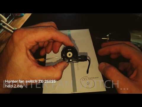 Hunter fan switch ZE-268S5, 4 speed switch