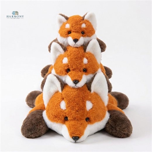 Giant Fox Plush, Soft Stuffed Animal Pillow, Woodland Nursery Decor - Etsy