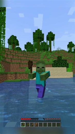 Minecraft But i am Zombie.. #shorts