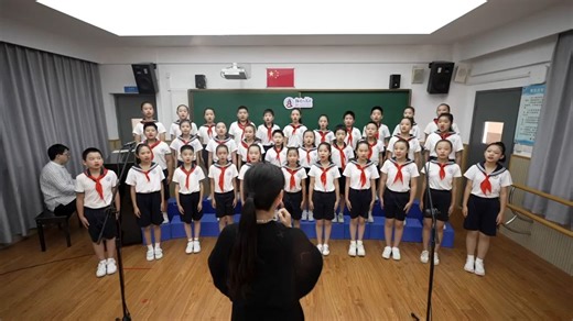 校队合唱《cold snap》《红星歌》上海市浦东新区华高小学