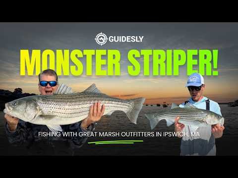 Chasing Striped Bass in Ipswich, MA (POV Fishing) | Great Marsh Outfitters