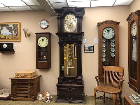 Monumental Grandfather Clock made by Self Winding Clock Co.